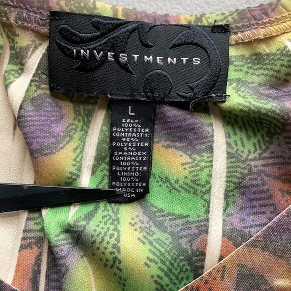 Investments Orange Statement Top - L - Picture 4 of 6